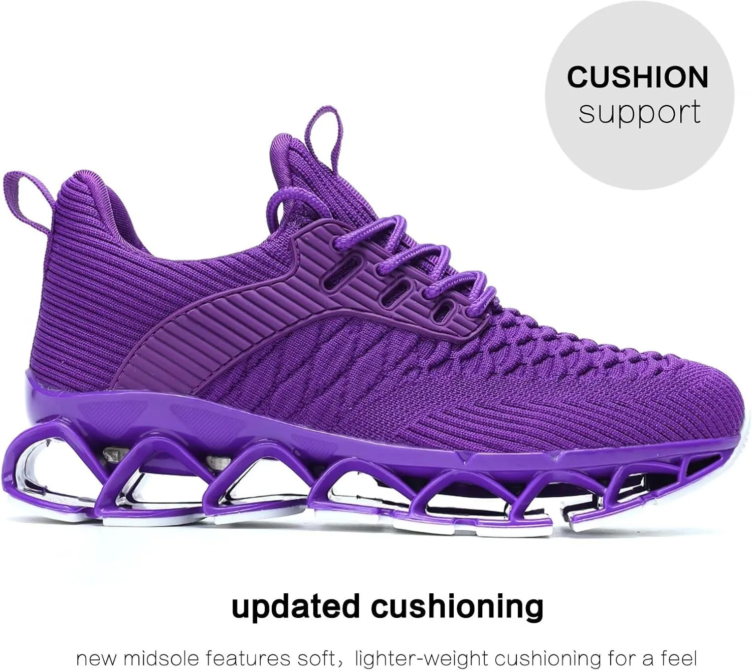 Women's Blade Running Shoes Ladies Fashion Sneakers Slip on Shoes Tennis Walking Athletic Shoes