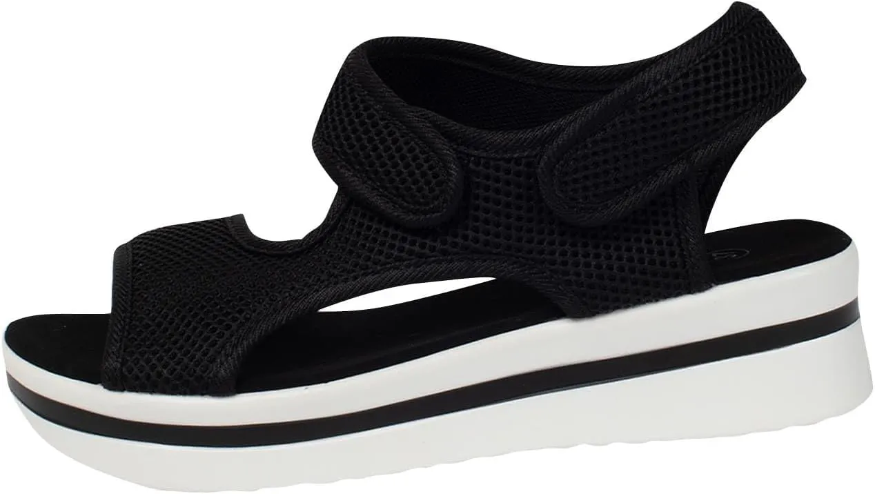 Women's Breathable Orthopedic Sandals Comfortable Walking Arch Support Wide Fit Plantar Fasciitis Sport Athletic Hiking Tennis Shoes Outdoor Active Summer Dressy Soft Mat Diabetic