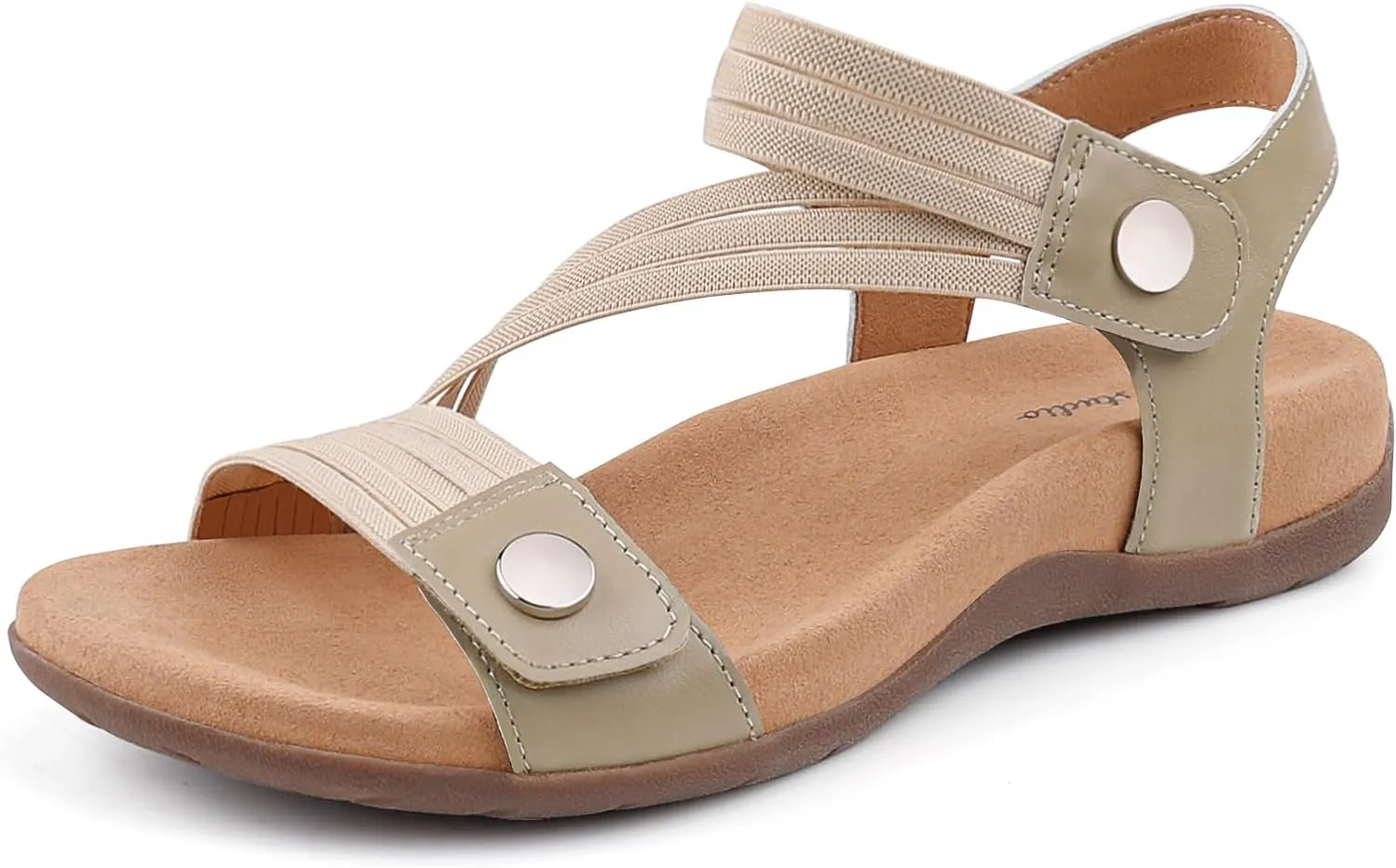 Women's Comfort Orthopedic Sandals with Arch Support Summer Walking Casual Flats Shoes