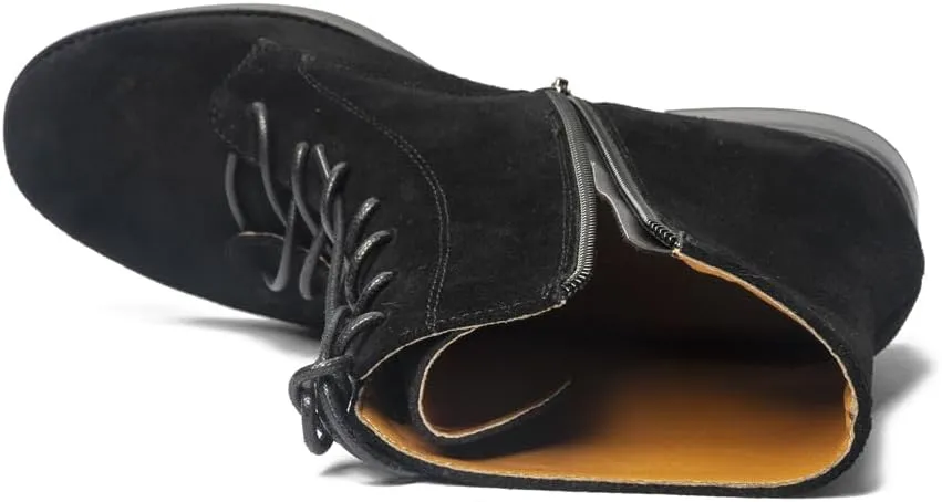 Women's Lace-up Suede Ankle Boots