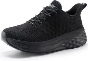 Womens Non Slip Work Shoes Water Resistant Walking Sneakers Food Service Chef Kitchen Shoes