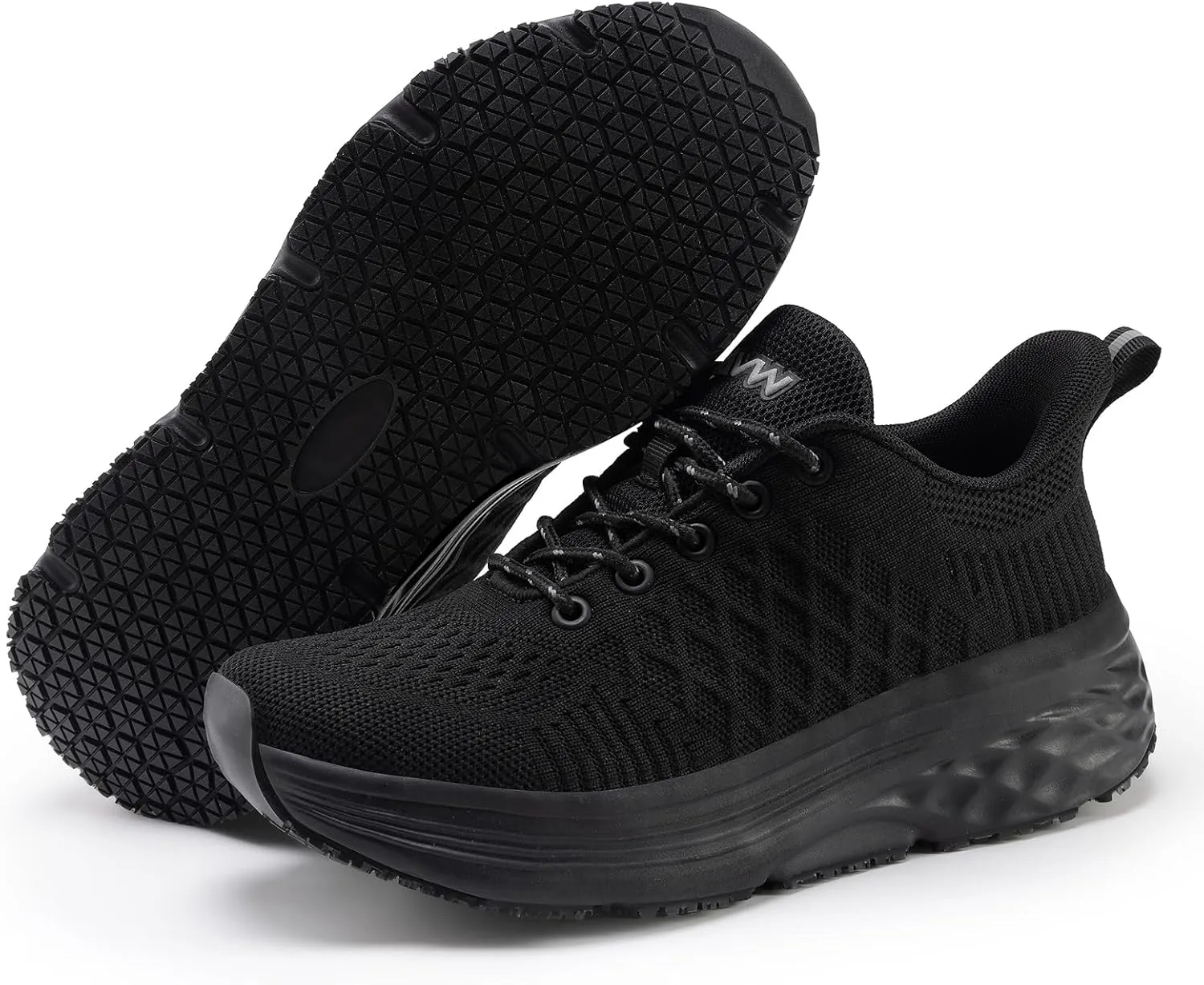 Womens Non Slip Work Shoes Water Resistant Walking Sneakers Food Service Chef Kitchen Shoes
