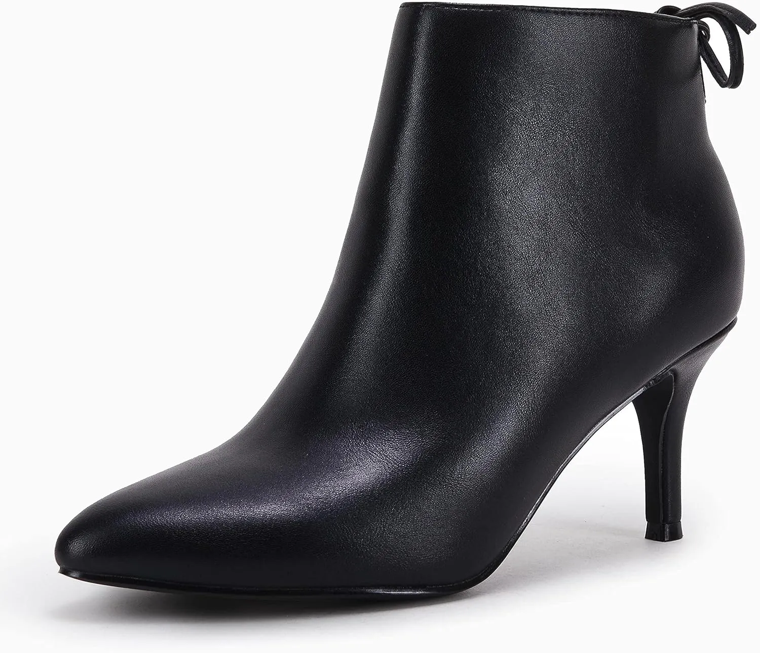 Womens Pointed Toe Heels Ankle Booties Kitten Stiletto Bowtie Strappy Fall Dress Boots Shoes