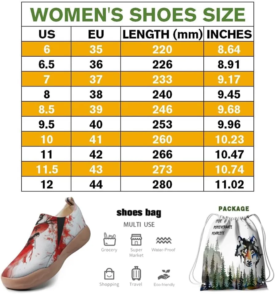 Women's Retro Loafers Slip-On Sneakers Casual Comfort Walking Shoes