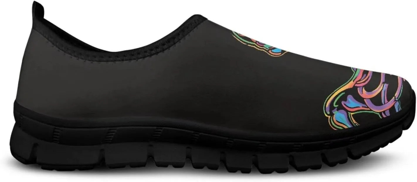 Women's Slip-on Fashion Casual Loafers Lightweight Travel Walking Shoes Non Slip Sports Running Sneakers US 5.5-11.5