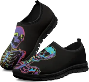 Women's Slip-on Fashion Casual Loafers Lightweight Travel Walking Shoes Non Slip Sports Running Sneakers US 5.5-11.5