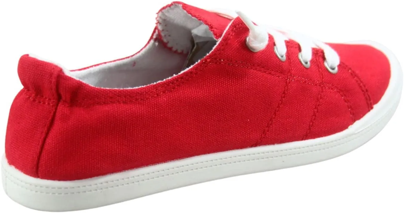 Women’s Slip-On Low Top Casual Flat Heel Comfort Classic Walking Sneaker Shoes