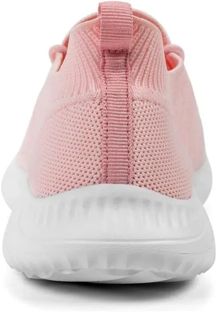 Womens Walking Tennis Shoes - Slip On Memory Foam Lightweight Casual Sneakers for Gym Travel Work