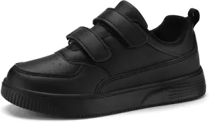 YAVY Unisex-Child Sneakers Boys Girls Running Leather Sneakers Breathable Mesh Athletic Shoes Lightweight Kids Walking Shoes