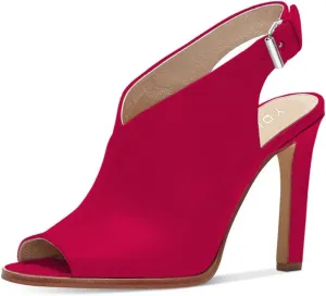 YDN Women Peep Toe High Heel Sandals Ankle Strap Pumps Slingback Stiletto Shoes with Buckle Size 4-15 US