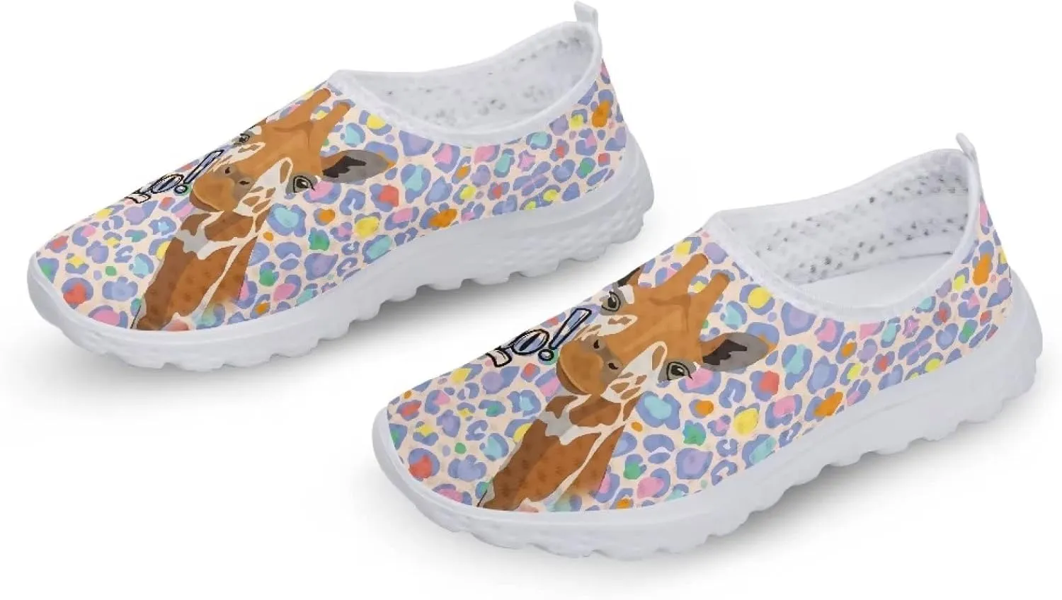 Yzaoxia Running Shoes for Women Size 5.5-11.5 Slip on Athletic Shoes Breathable Mesh Sneakers Flats